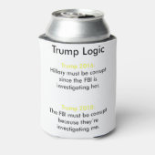 Trump Logic Dosenkühler (Kanne Rückseite)