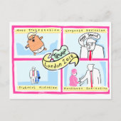 Trump London: Offizielle Laurie Pink Souvenir Card Postkarte (Vorderseite)