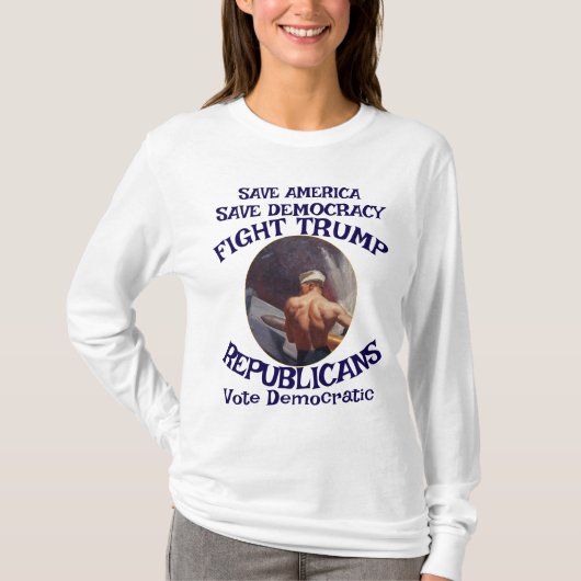 Trump Long Sleeve T-Shirt (Vorderseite)