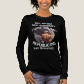 Trump Long Sleeve Tri-Blend Shirt (Vorderseite)