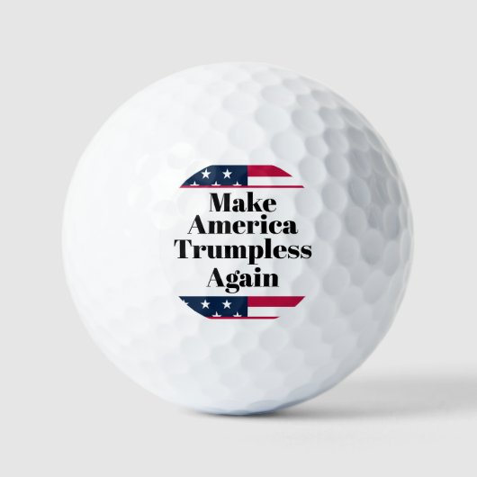 Trump-lose Golfbälle (Vorderseite)