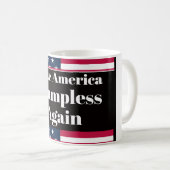 Trump-lose Kaffeetasse (VorderseiteRechts)