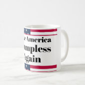 Trump-lose Kaffeetasse (VorderseiteRechts)