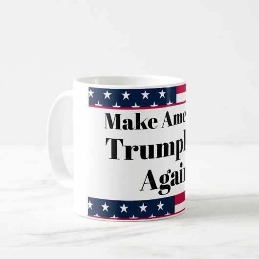 Trump-lose Kaffeetasse (Vorderseite Links)