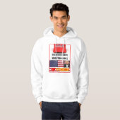 Trump Lover Men's Basic Hooded Sweatshirt (Vorne ganz)