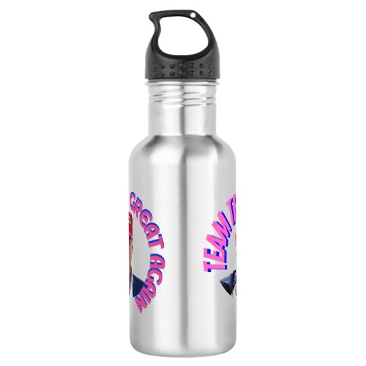 Trump Lover Water Bottle (18 oz) Edelstahlflasche (Rückseite)