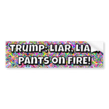 Trump: Lügner, Lügner, Hose steht in FLAMMEN!