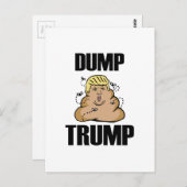 Trump lustig postkarte (Vorne/Hinten)