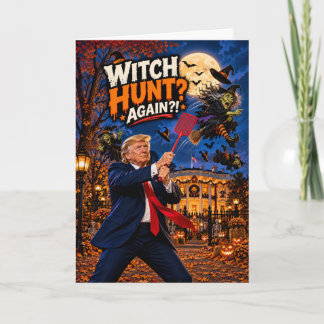 Trump Lustige Halloween-Karte | Patriotisches Hall Feiertagskarte