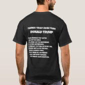 Trump lustiges Shirt (Rückseite)
