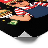 Trump Mac Daddy Making Fries Funny Sprichwort Poster (Ecke)
