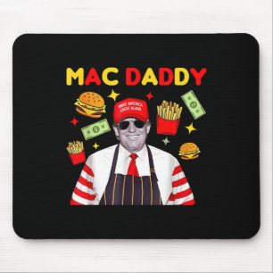 Trump Mac Daddy Uni - Schwarz - Klein - Kurzer Sie Mousepad