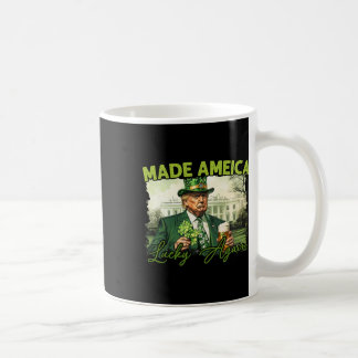 Trump Mach Amerika wieder glücklich St. Patrick's Kaffeetasse