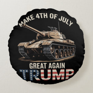 Trump macht 4. Juli mit Militär wieder großartig Rundes Kissen