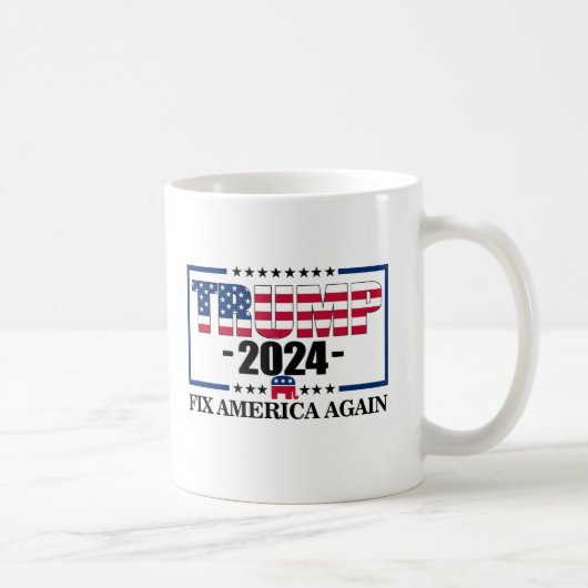 Trump macht Amerika 2024 wieder groß Kaffeetasse (Rechts)
