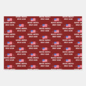 Trump macht Amerika wieder groß Geschenkpapier Set (Vorderseite 3)