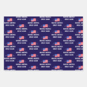 Trump macht Amerika wieder groß Geschenkpapier Set (Vorderseite)