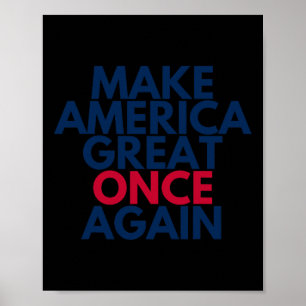 Trump macht Amerika wieder groß im Maga-T-Shirt vo Poster
