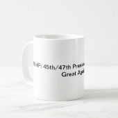 Trump macht Amerika wieder groß! Mug Kaffeetasse (Vorderseite Links)