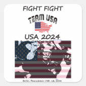 Trump macht Amerika wieder groß! Republikanisches  Quadratischer Aufkleber (Vorderseite)