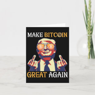 Trump macht Bitcoin wieder großartig Karte