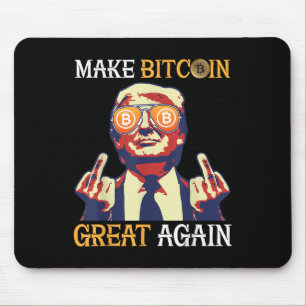 Trump macht Bitcoin wieder großartig Mousepad