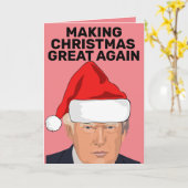 TRUMP MACHT CHRISTMAS WIEDER GROSS KARTEN (Gelbe Blume)