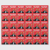 TRUMP MACHT CHRISTMAS WIEDER GROSSES PAPIER GESCHENKPAPIER (Flach)