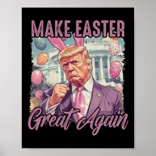 Trump macht Eater wieder groß 2025 glückliches Ost Poster