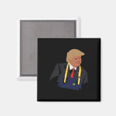 Trump macht Fries 2024 Magnet (Vorderseite/Rückseite)
