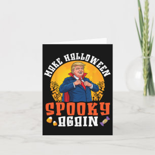 Trump macht Halloween Spooky wieder Funny Dracula  Karte