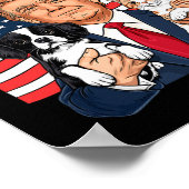 Trump macht Haustiere wieder zum Spaß Rettend Poster (Ecke)