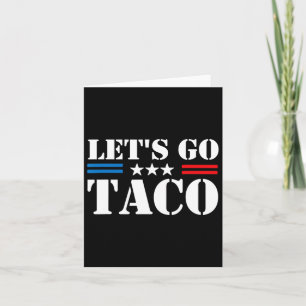 Trump macht immer die Hühner raus und geht Taco Fu Karte