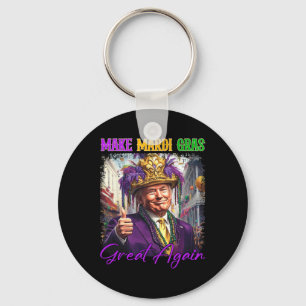 Trump macht Mardi Gras wieder großartig Parade Cos Schlüsselanhänger