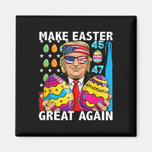 Trump macht Ostern wieder großartig 45 47 Häschenj Magnet