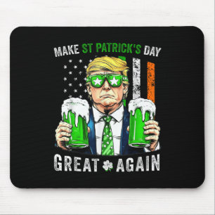 Trump macht St Patricks Day wieder großartig in Ir Mousepad