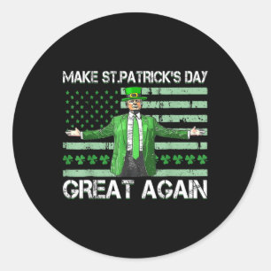 Trump macht St. Patrick's Day wieder zum großen am Runder Aufkleber