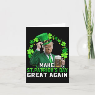 Trump macht St Patricks Day wieder zum großen Trum Karte