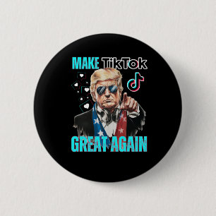 Trump macht Tiktok wieder groß Button