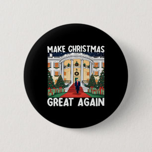 Trump macht Weihnachten wieder großartig Funny Xma Button