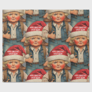 Trump macht Weihnachten wieder großartig Geschenkpapier