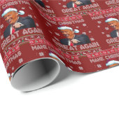 Trump macht Weihnachten wieder großartig Geschenkpapier (Rolleneckpunkt)