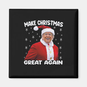 Trump macht Weihnachten wieder großartig Santa Tru Magnet