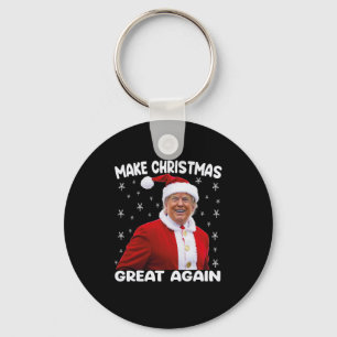 Trump macht Weihnachten wieder großartig Santa Tru Schlüsselanhänger