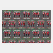 Trump macht Weihnachten wieder großartig Trump Wei Geschenkpapier Set (Vorderseite)