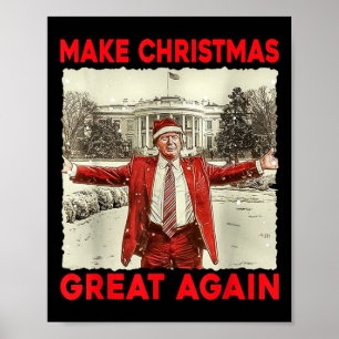 Trump macht Weihnachten wieder großartig Trump Wei Poster