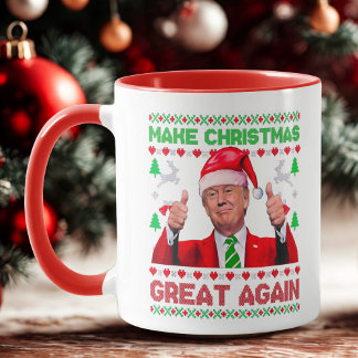 Trump macht Weihnachten wieder großartig Weihnacht Tasse