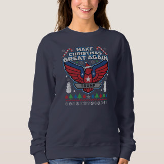 Trump macht Weihnachten wieder großartig zum hässl Sweatshirt