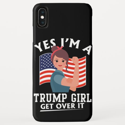 Trump-Mädchen Case-Mate iPhone Hülle (Rückseite)