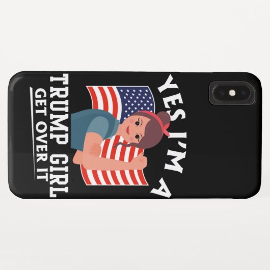 Trump-Mädchen Case-Mate iPhone Hülle (Rückseite (Horizontal))